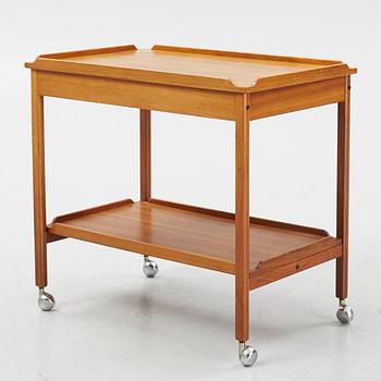 A teak serving trolley, 1950's/60's.