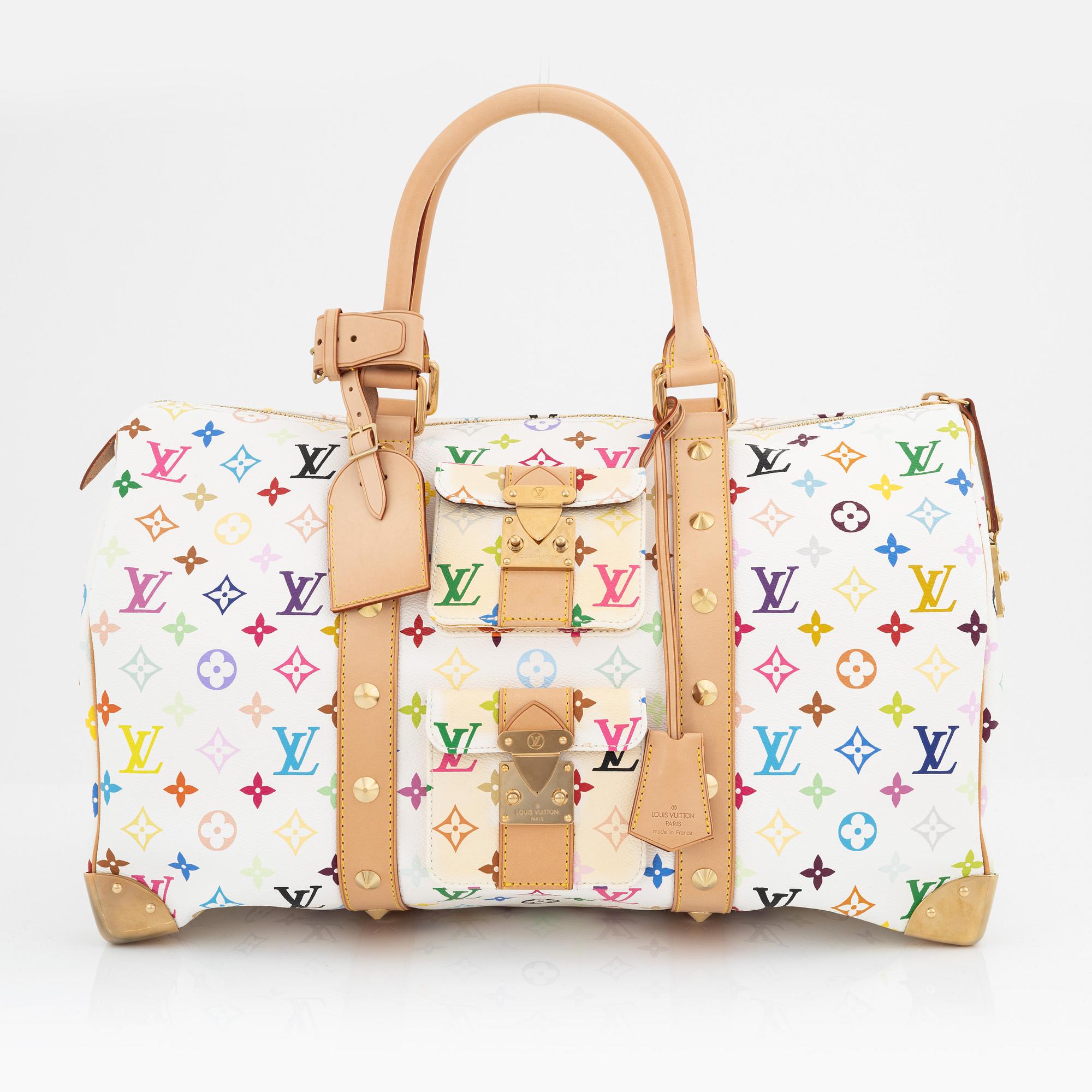 Louis Vuitton, A multi color 'Keepall cloth travel bag', 2003.