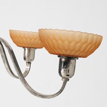 A Swedish ceiling lamp, 1930's.