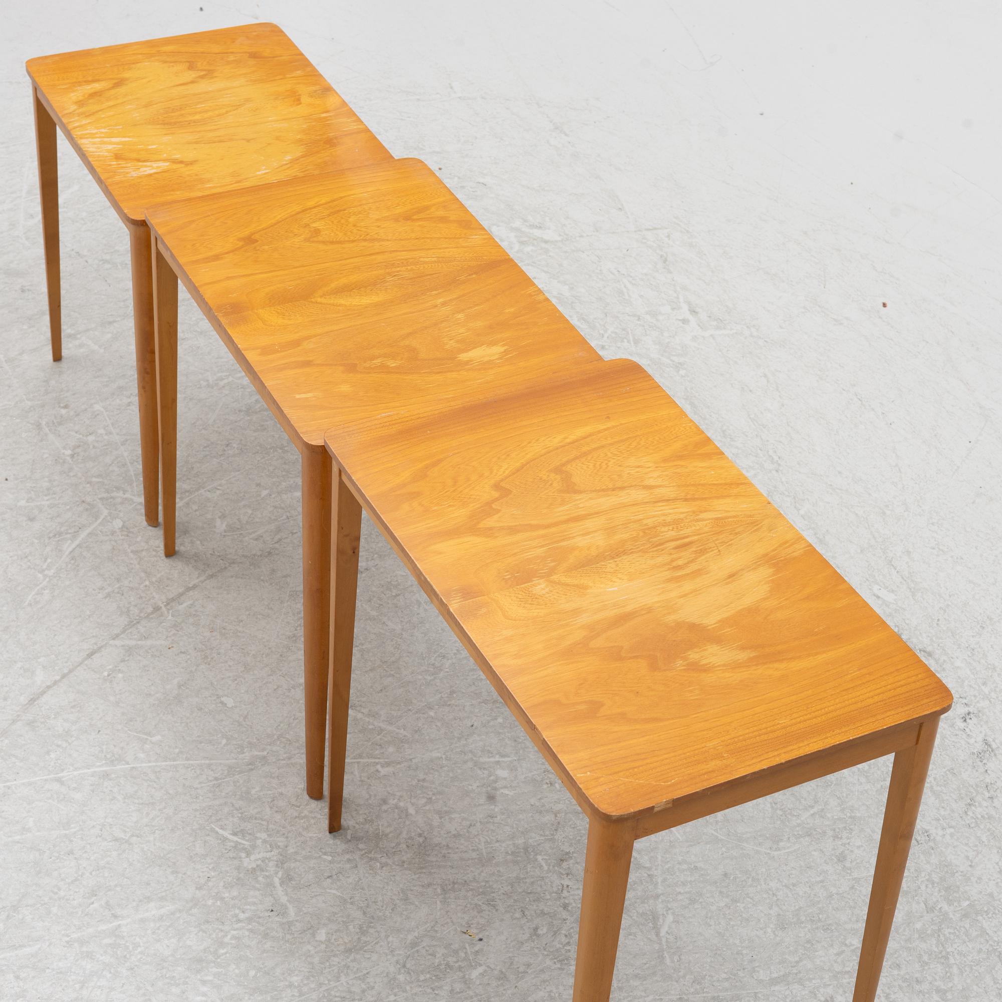 Satsbord, 3 delar, 1940-tal.