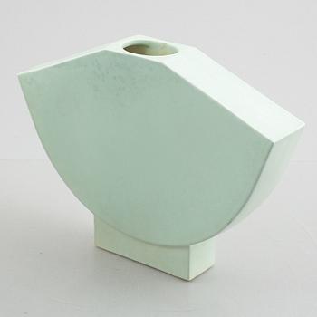 Margareta Hennix, a set of three, "Moonlander", stoneware vases, Gustavsberg Studio 1988.