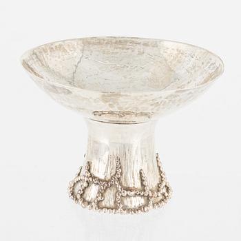 Bernd Janusch, a sterling silver bowl, Stockholm 1978.