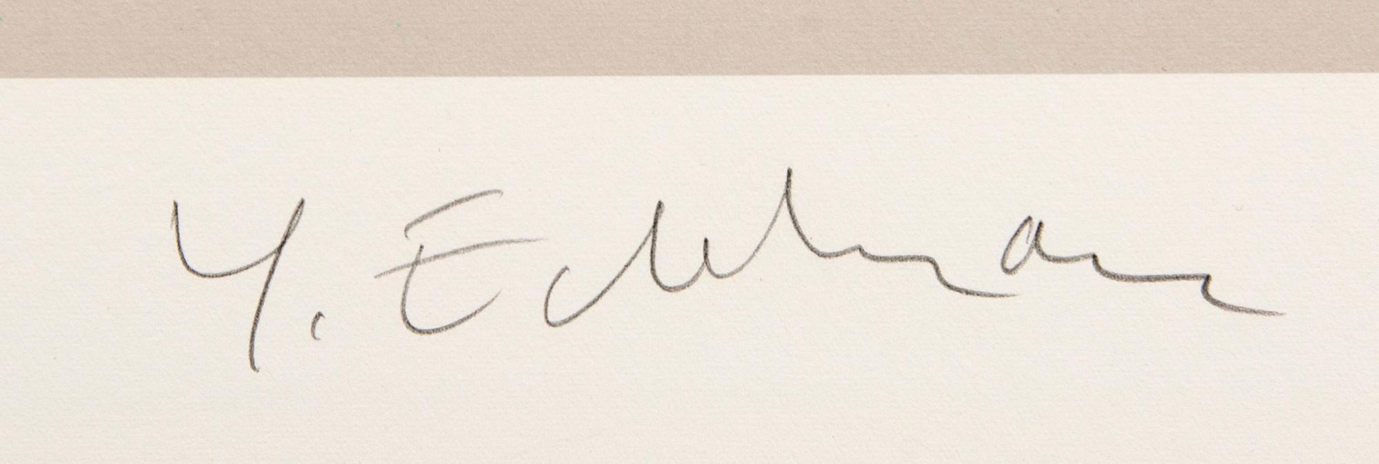 Yrjö Edelmann, färglitografi, signerad, EA.