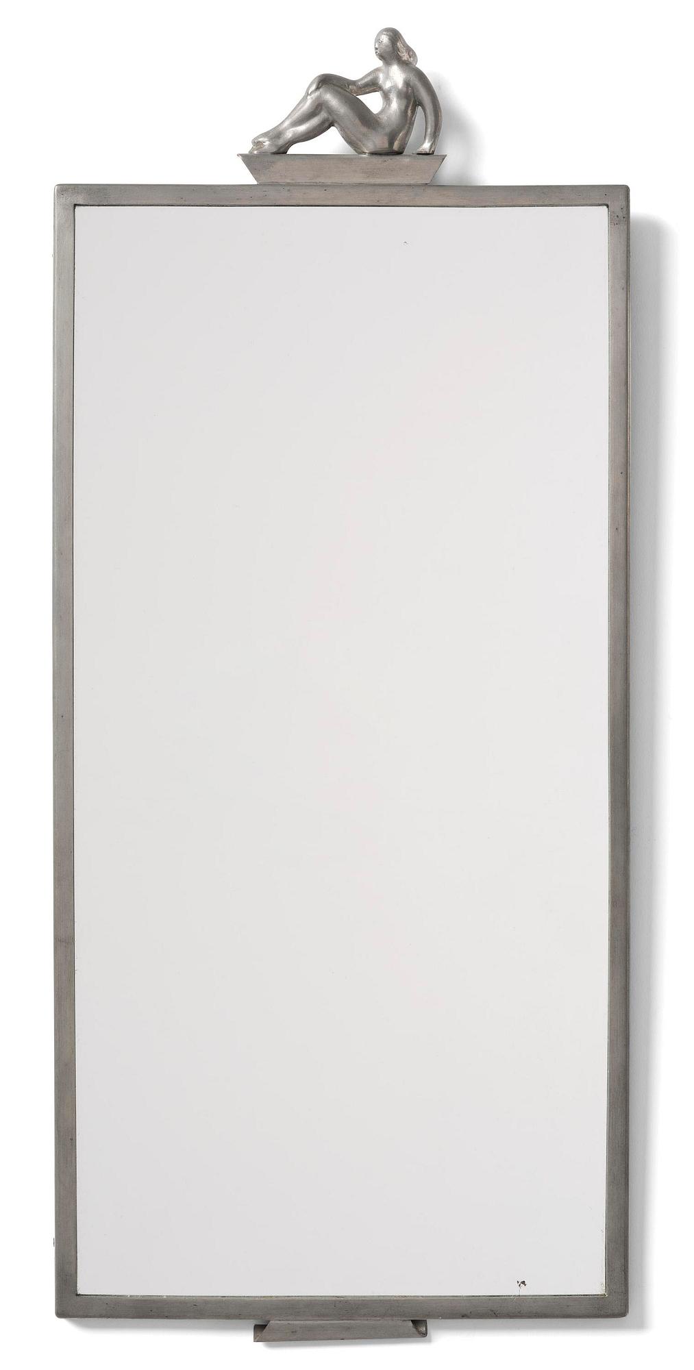 Firma Svenskt Tenn, spegel, tenn, modell "A 427", Stockholm, 1927.