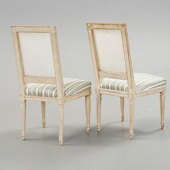 STOLAR, 6 st, gustaviansk stil, 1900-talets första hälft.