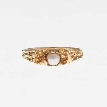 RING, "A little word", 18K guld, pärla, Björn Weckström Lapponia.