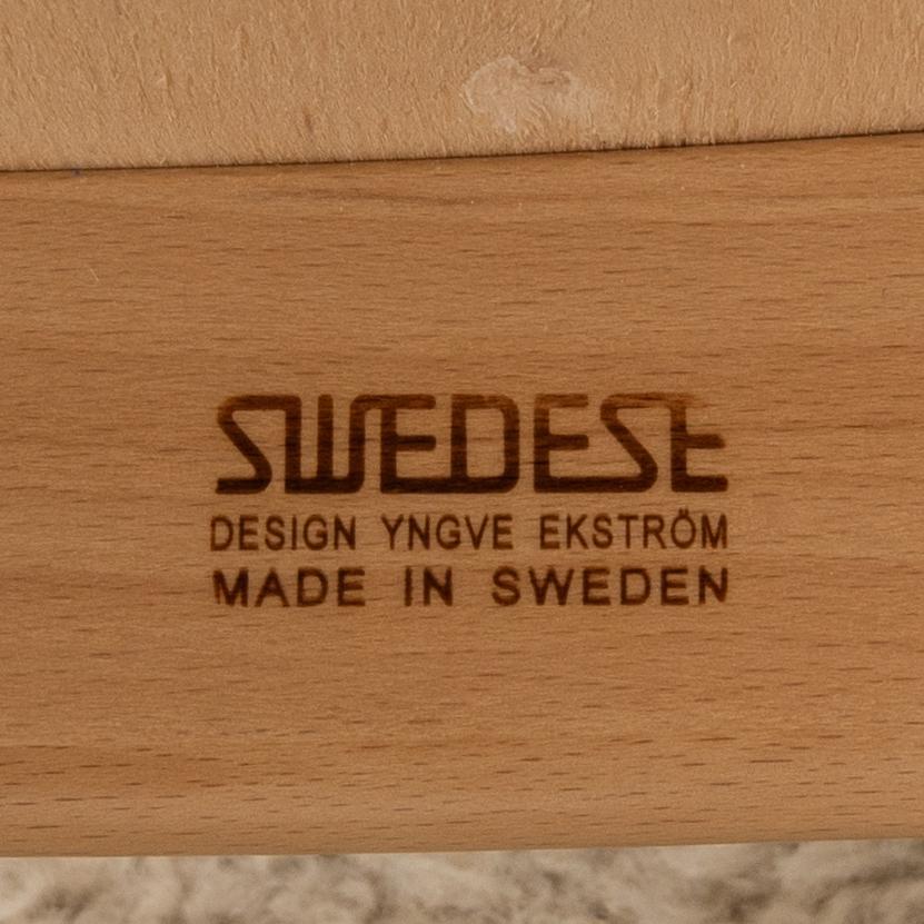 Yngve Ekström, armchair with footstool, "Lamino", Swedese.