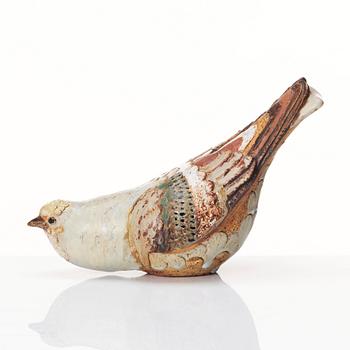 Tyra Lundgren, a stoneware sculpture of a dove, Sweden, mid 1900s.