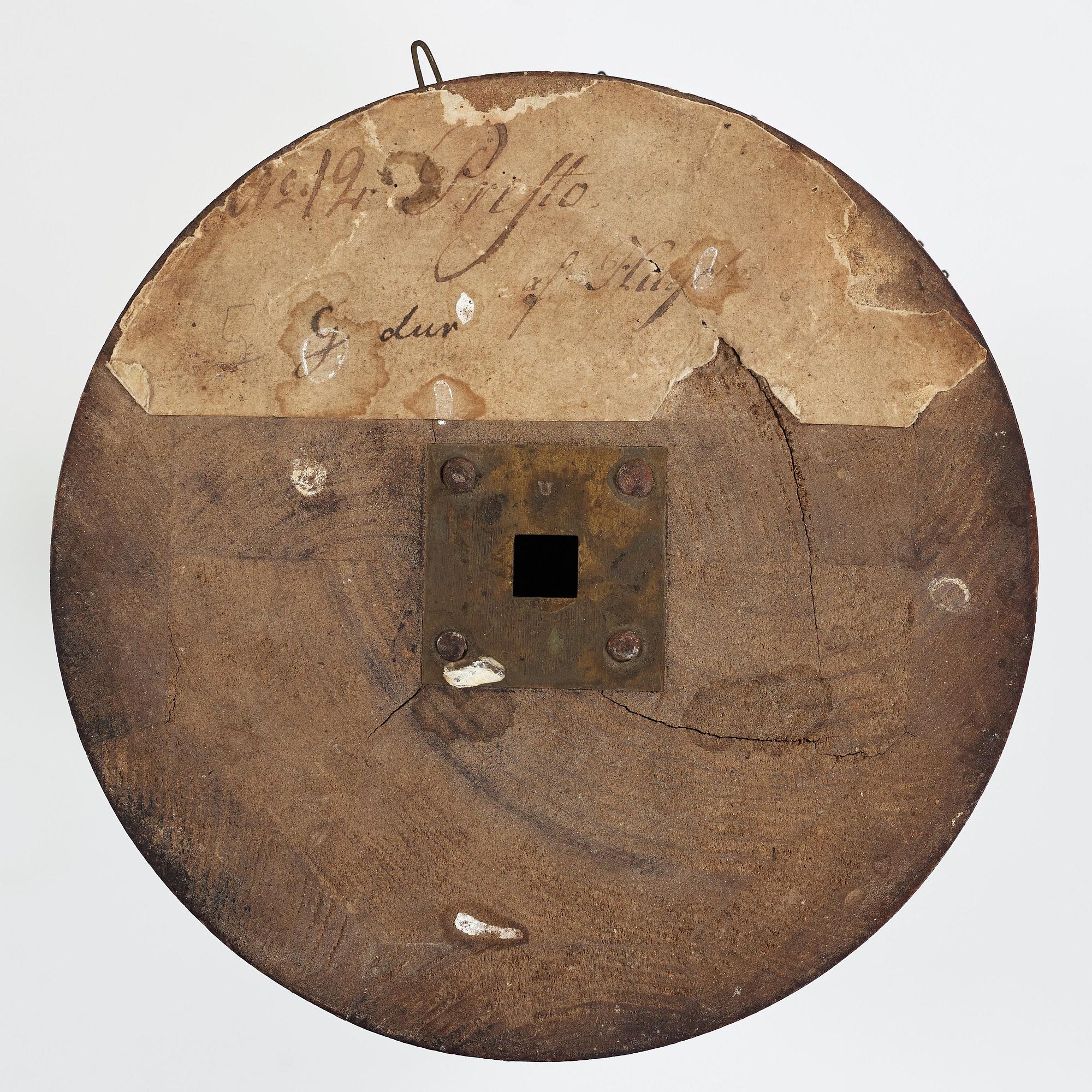 GOLVUR med spelverk, av Peter Strand 1798, med 14 stycken musikrullar. Sengustavianskt.