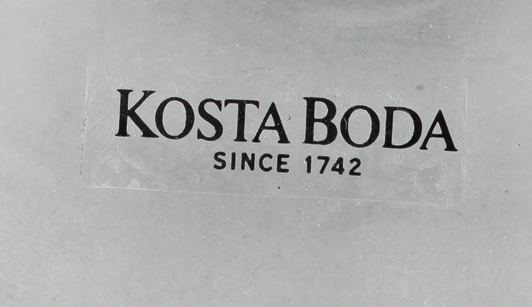 GLAS, 4 st, Bertil Vallien, Kosta Boda, signerade.