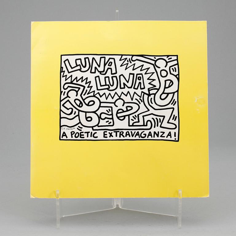 KEITH HARING, multipel, signerad i trycket, numrerad 1363/2000.