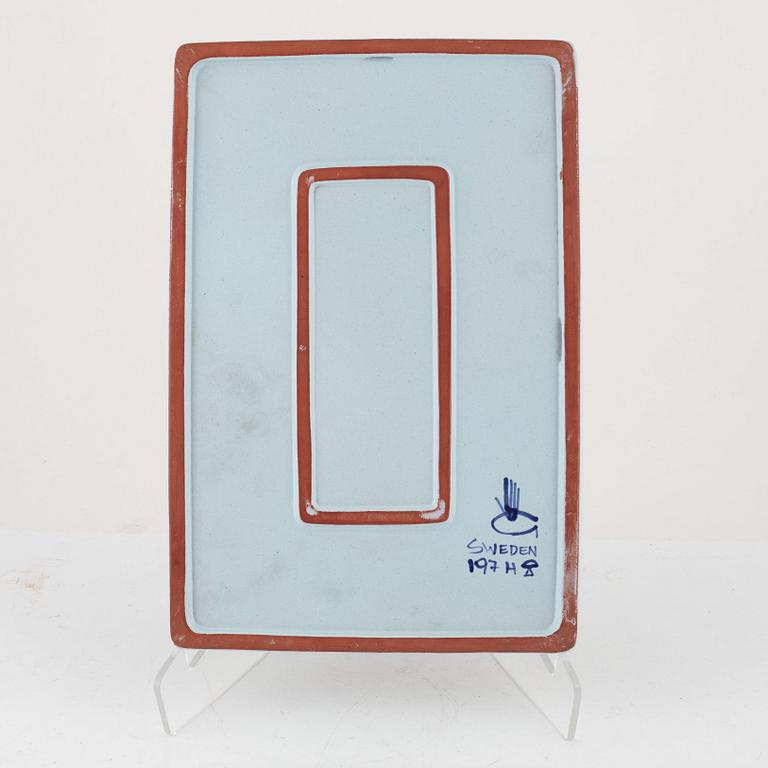 Stig Lindberg, fat, "Karneval", Gustavsberg Studio.