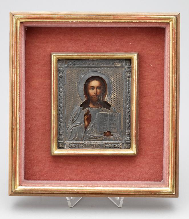 IKON, metall och trä, sannolikt Ryssland och 1900-tal.