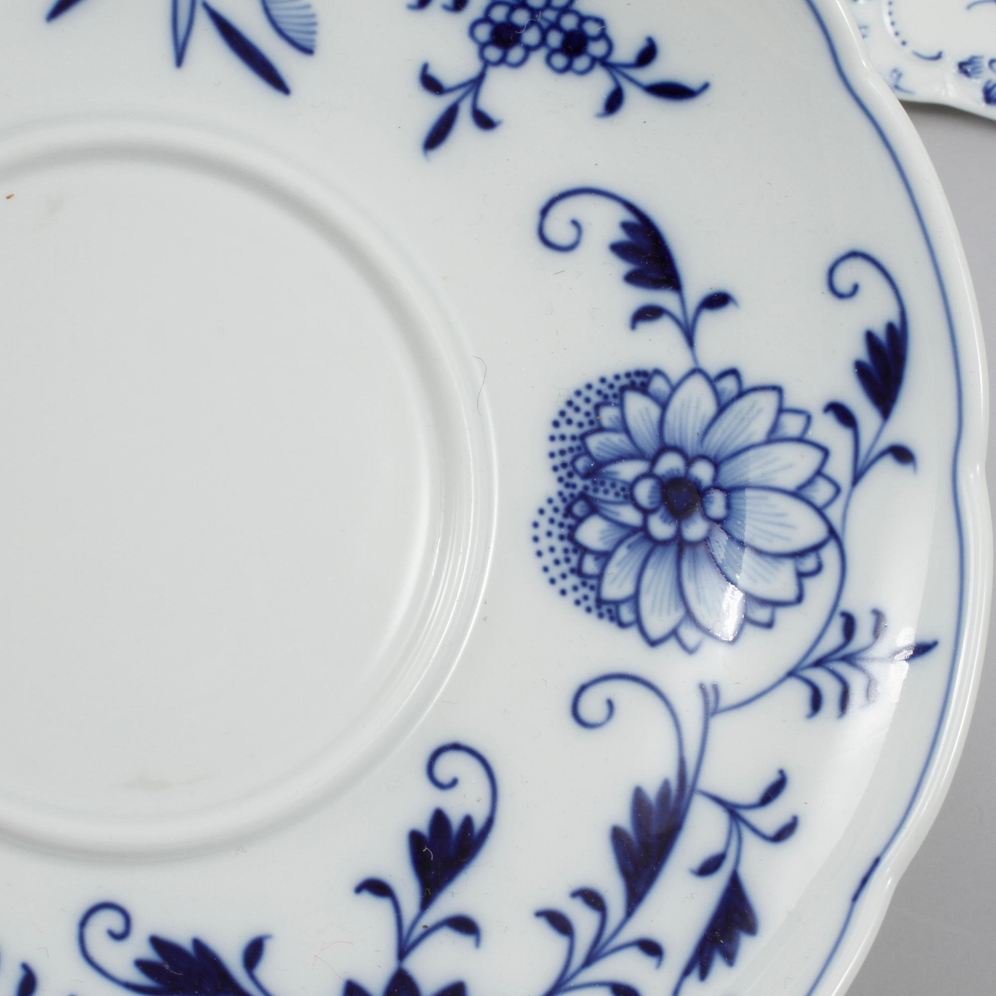 SERVISDELAR, 40 delar, porslin, Meisen, 1900-tal.