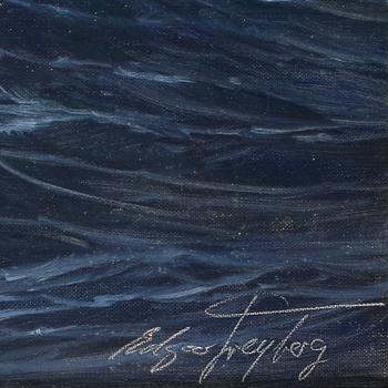 EDGAR FREYBERG, olja på duk. Sign.