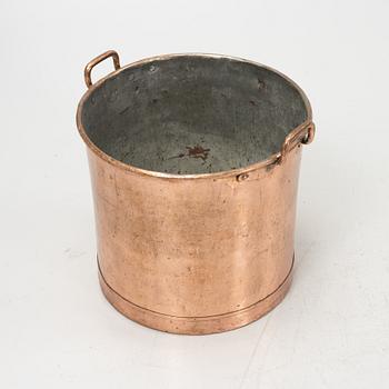 A copper vessel, 19th Century.