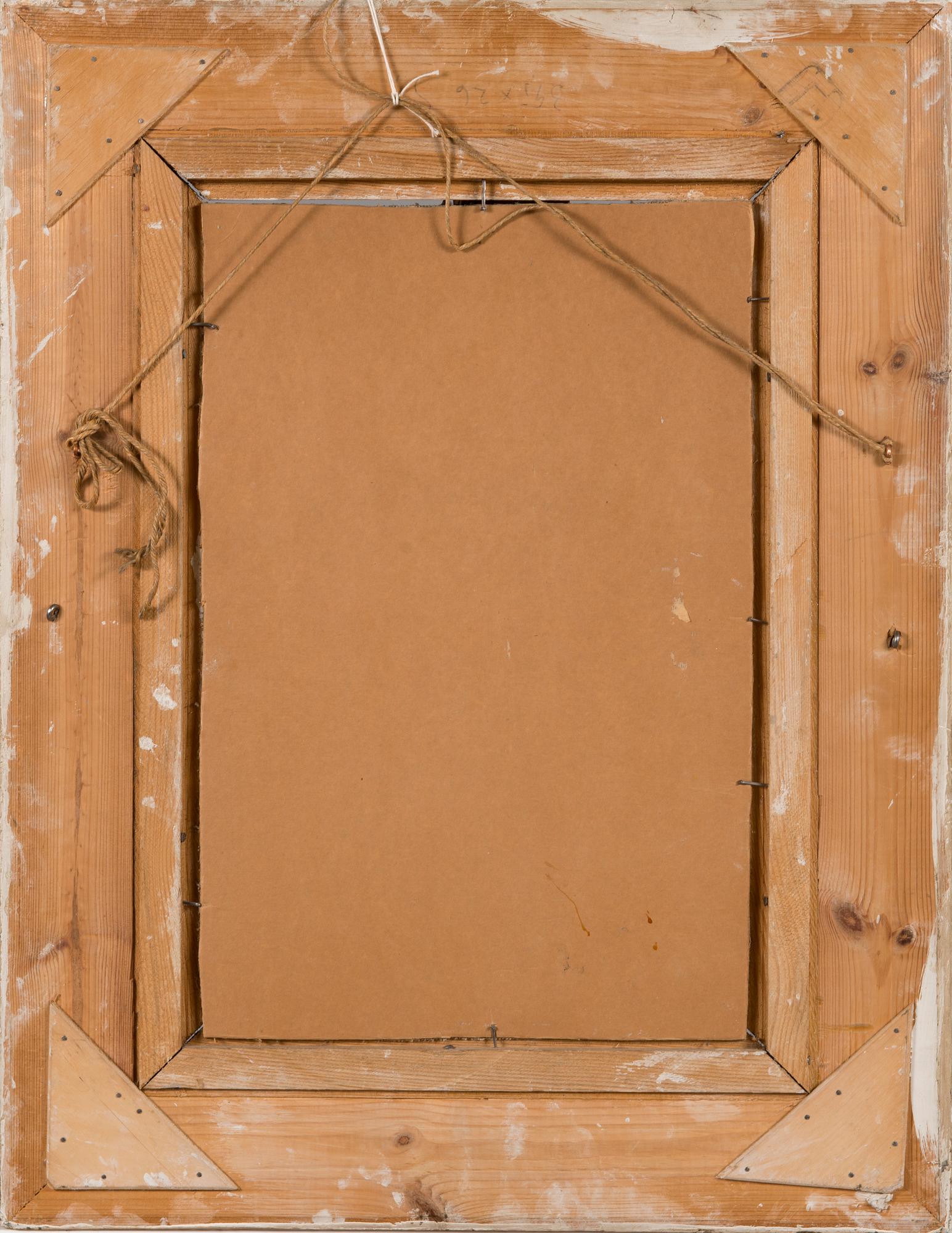 HUGO BACKMANSSON, oil on board, signed.