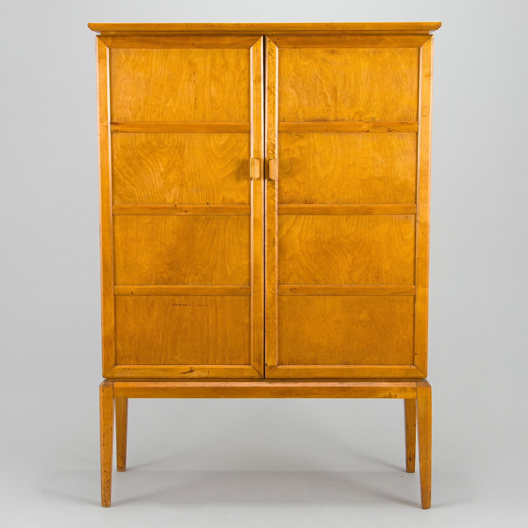 Carl Gustaf Hiort af Ornäs, a mid-1940's cabinet for Hiort Tuote Puunveisto.