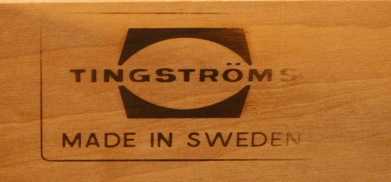 Åke Hassbjer, bookshelf "Atmosphere", Tingströms/Dux, 1960s.