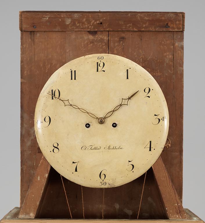 A late Gustavian circa 1800 longcase clock.