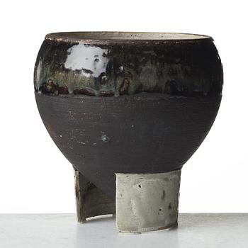 Carl-Harry Stålhane, a unique stoneware jar, Rörstrand, Sweden 1960's.