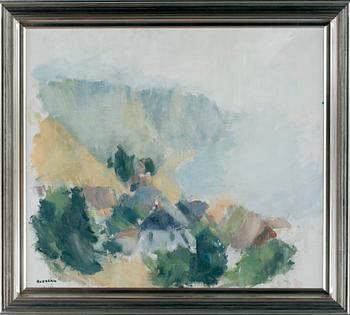 GUSTAV RUDBERG, olja på duk, sign.