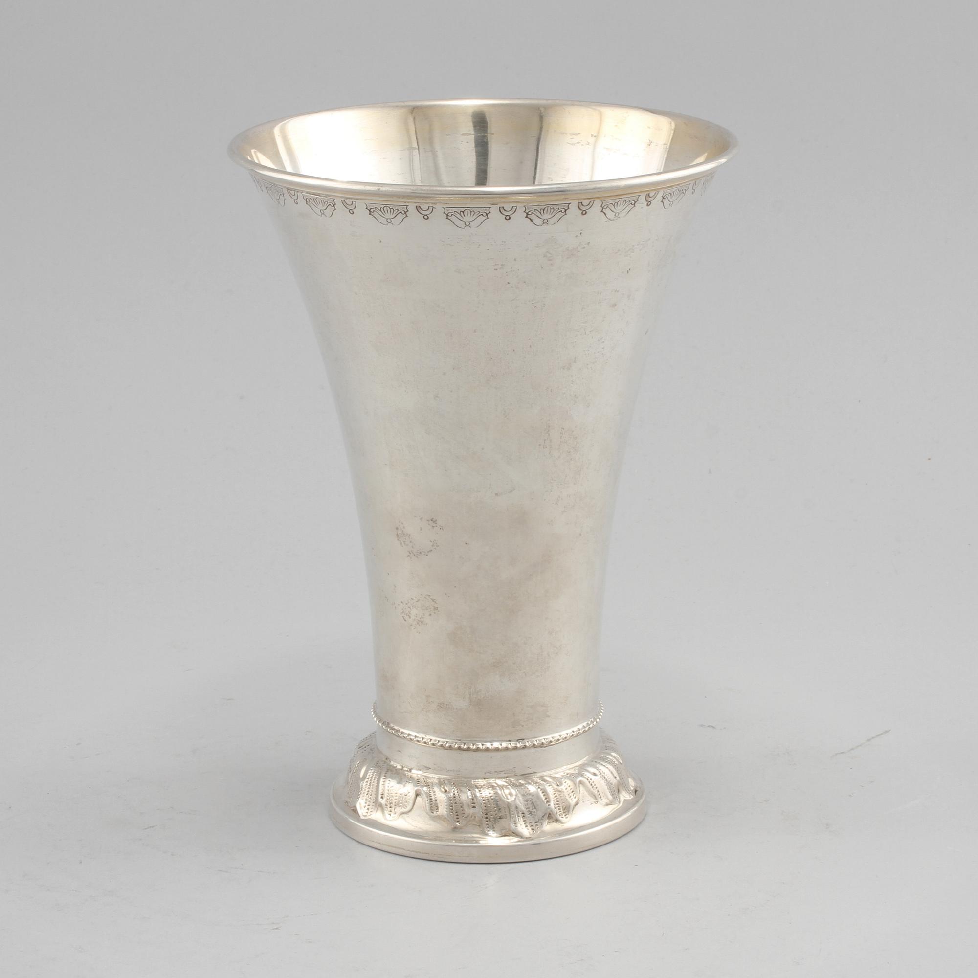POKAL, silver, Stockholm, 1916. Vikt 385 g.