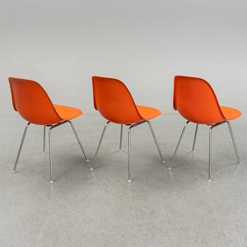 CHARLES & RAY EAMES, chairs, "DSX",  3 st, Herman Miller, 20th century.