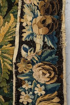 A tapestry, “La poesie pastoral”, tapestry weave, ca 251,5 x 283 cm, after Boucher, France 18th century.