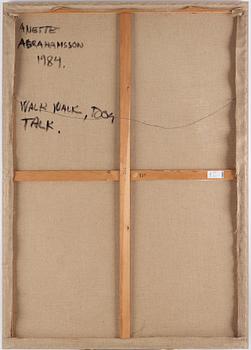 Anette Abrahamsson, signed and dated 1984 verso. Oil on canvas.
