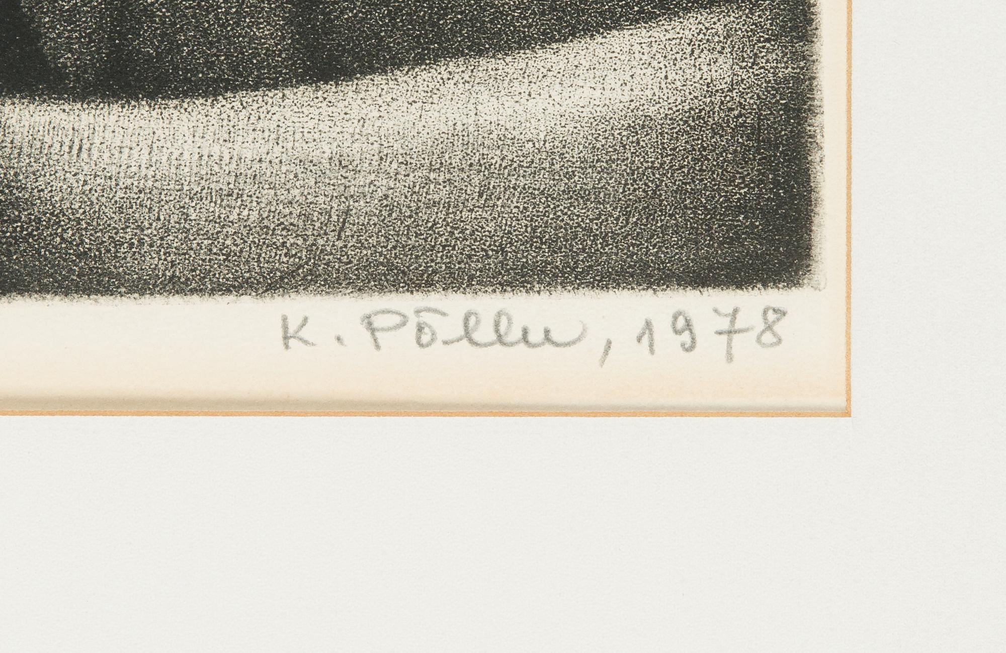 Kaljo Põllu, mezzotint, signed and dated 1978, numbered 6/50.