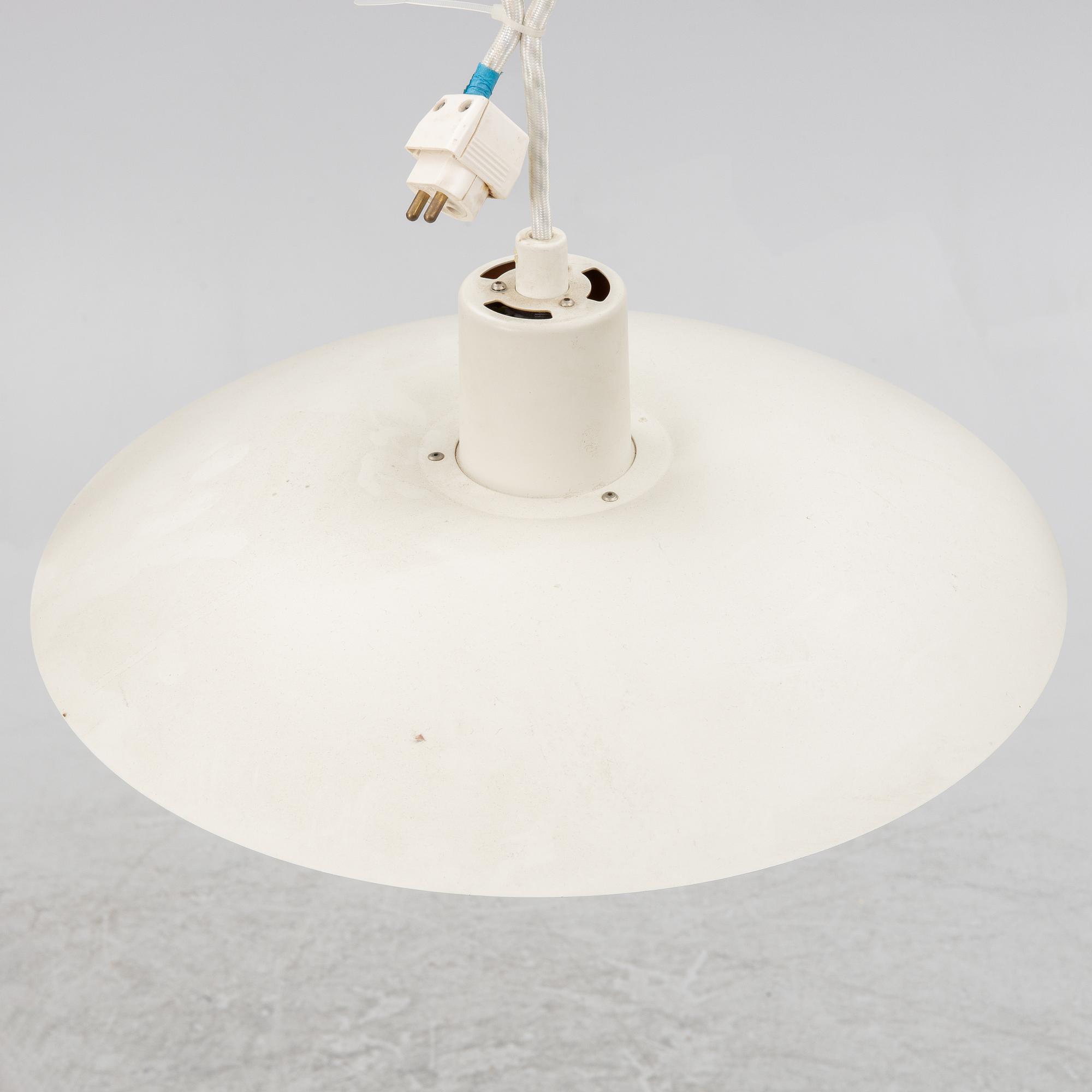 Poul Henningsen, a pair of "PH 4/3" ceiling lamps,Louis Poulsen, Denmark.