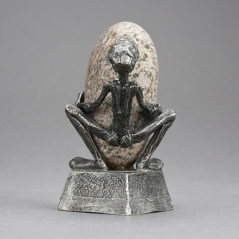 HENRY GUSTAFSSON, skulptur, "Lyftet". Signerad.