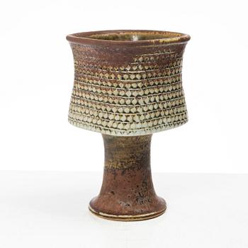 Stig Lindberg, vas på fot, stengods, Gustavsbergs Studio.