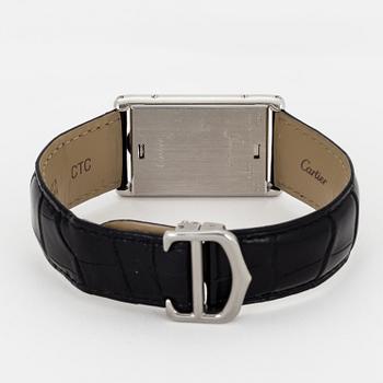 CARTIER, Tank Basculante, armbandsur, 25,4 x 31,2 mm.