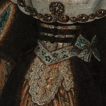 Jacob Heinrich Elbfas Tillskriven, "Anna Margareta Sture" (1615-1646) gift Oxenstierna af Södermöre.