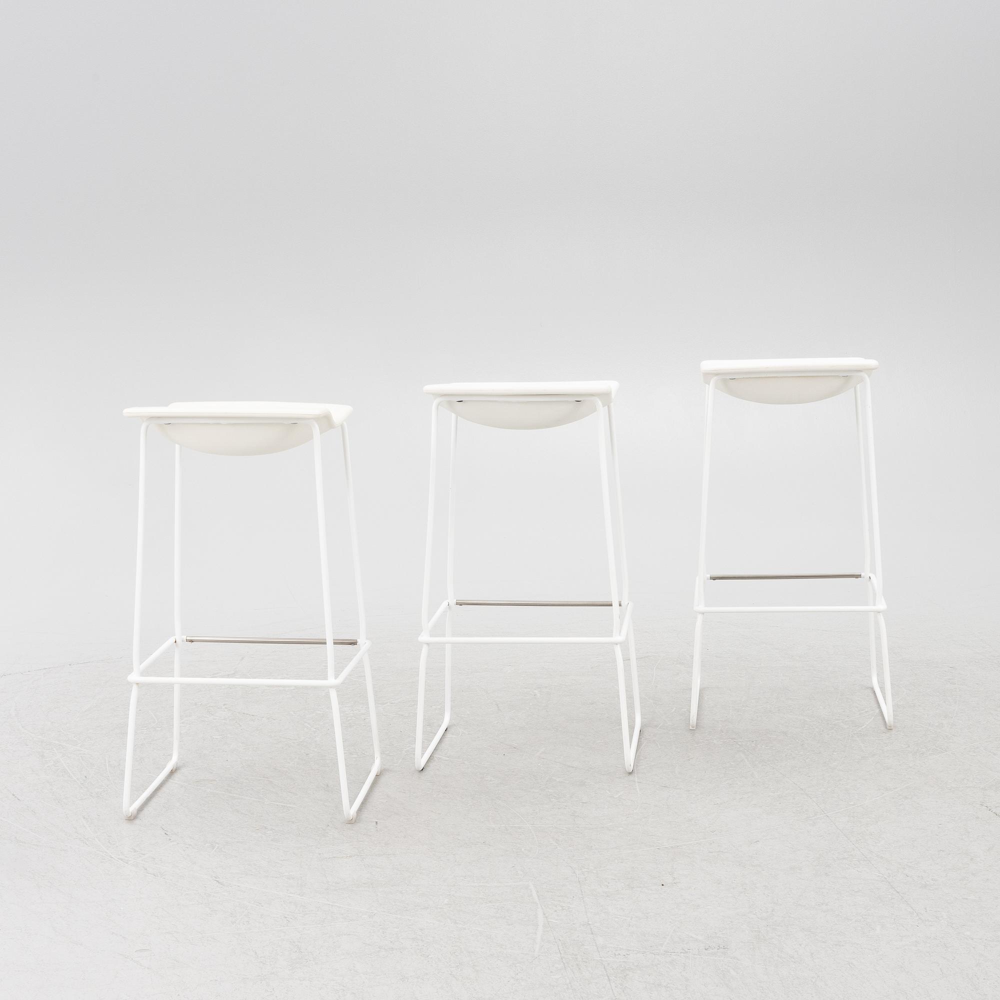 Patricia Urquiola, barstolar, 3 st, "Last Minute", Viccarbe, 2000-tal.
