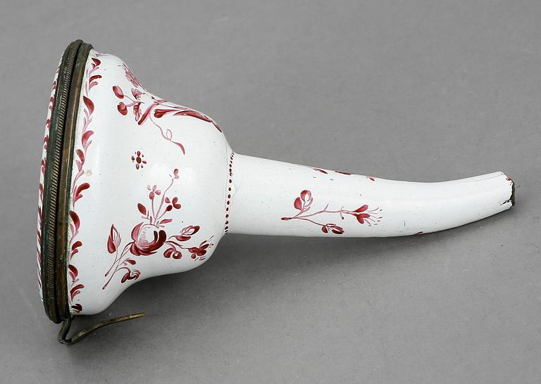 VINTRATT, emalj, 1700-tal.