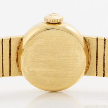 Omega, wristwatch, 18K gold, 17 mm.