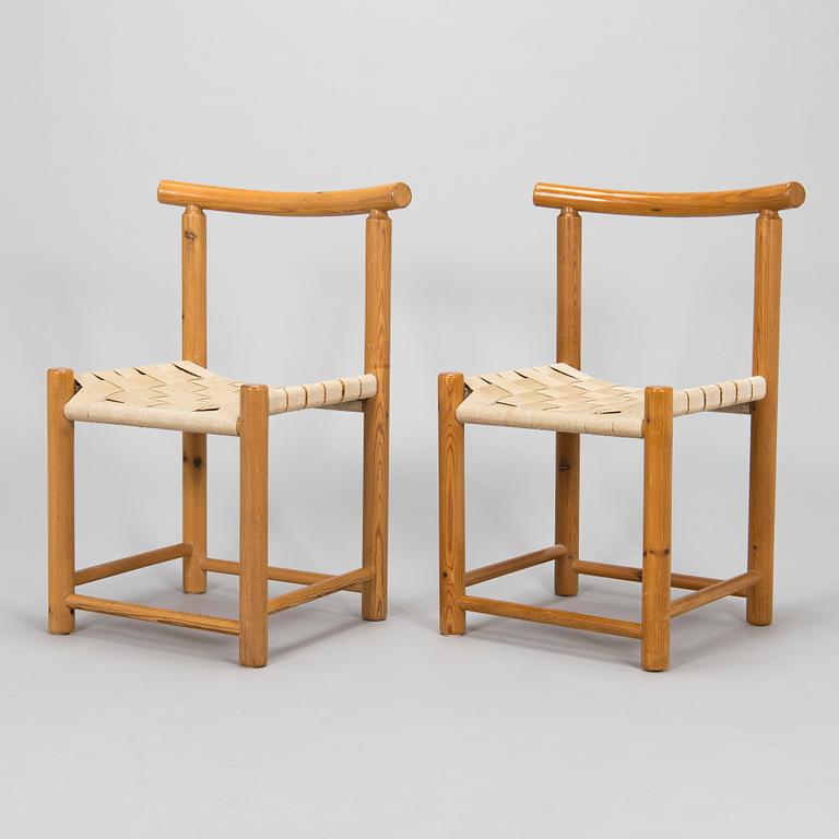 Ben af Schultén, a set of six 1970s 'N20' chairs for Artek.