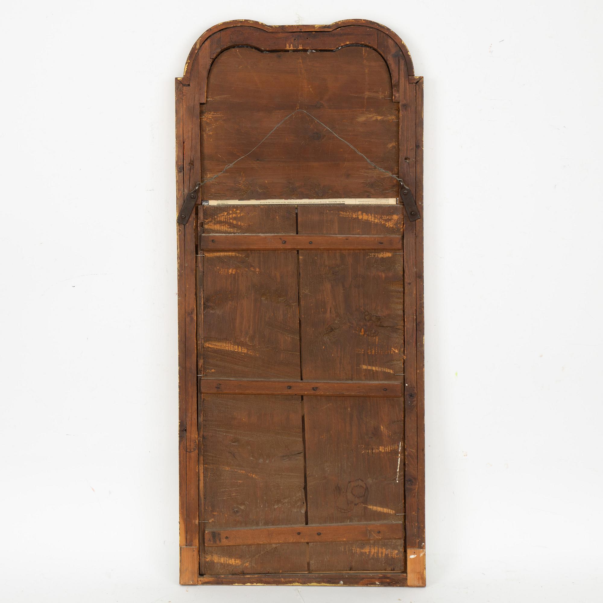 An 18th Rococo century mirror.
