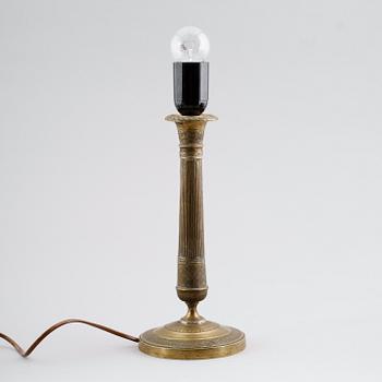 BORDSLAMPA, empirestil, 1800-talets andra hälft.