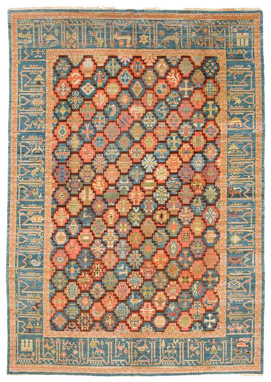 SEMIANTIK/OLD SPANSK. 294,5 x 205,5 cm.
