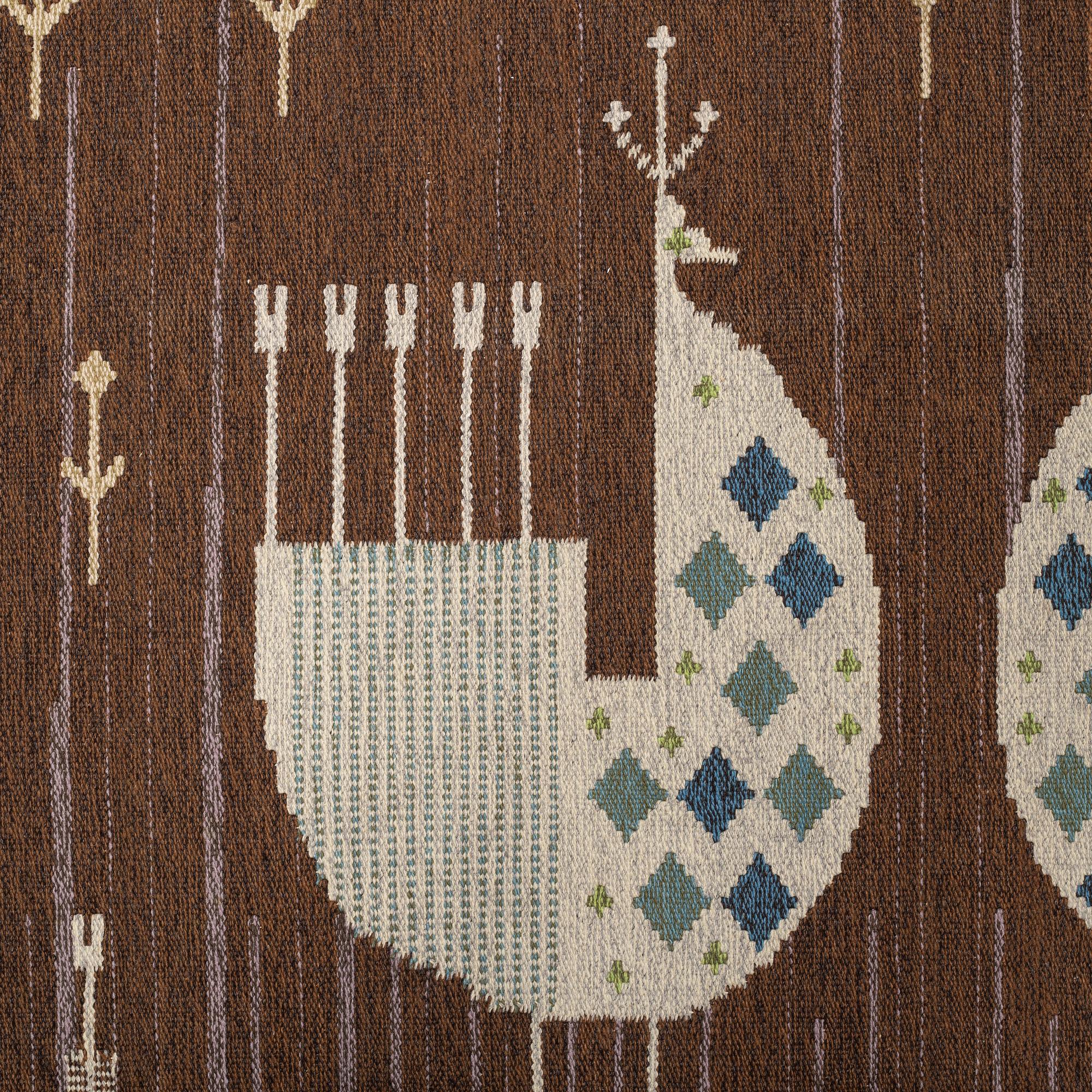 Éva Németh, a tapestry, ca 195-198,5 x 142,5 cm, signed NÉ, around 1960-1970.
