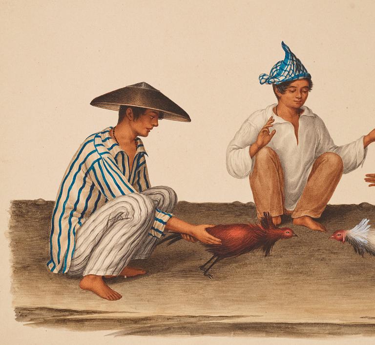 Justiniano Asunción Attributed to, Studies of the people of Manilla, Philippines.