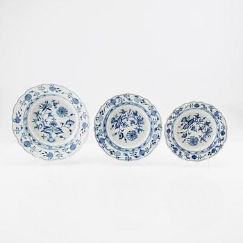 Servis 139 dlr porslin "Lökmönstret" Meissen Tyskland 1900-tal.