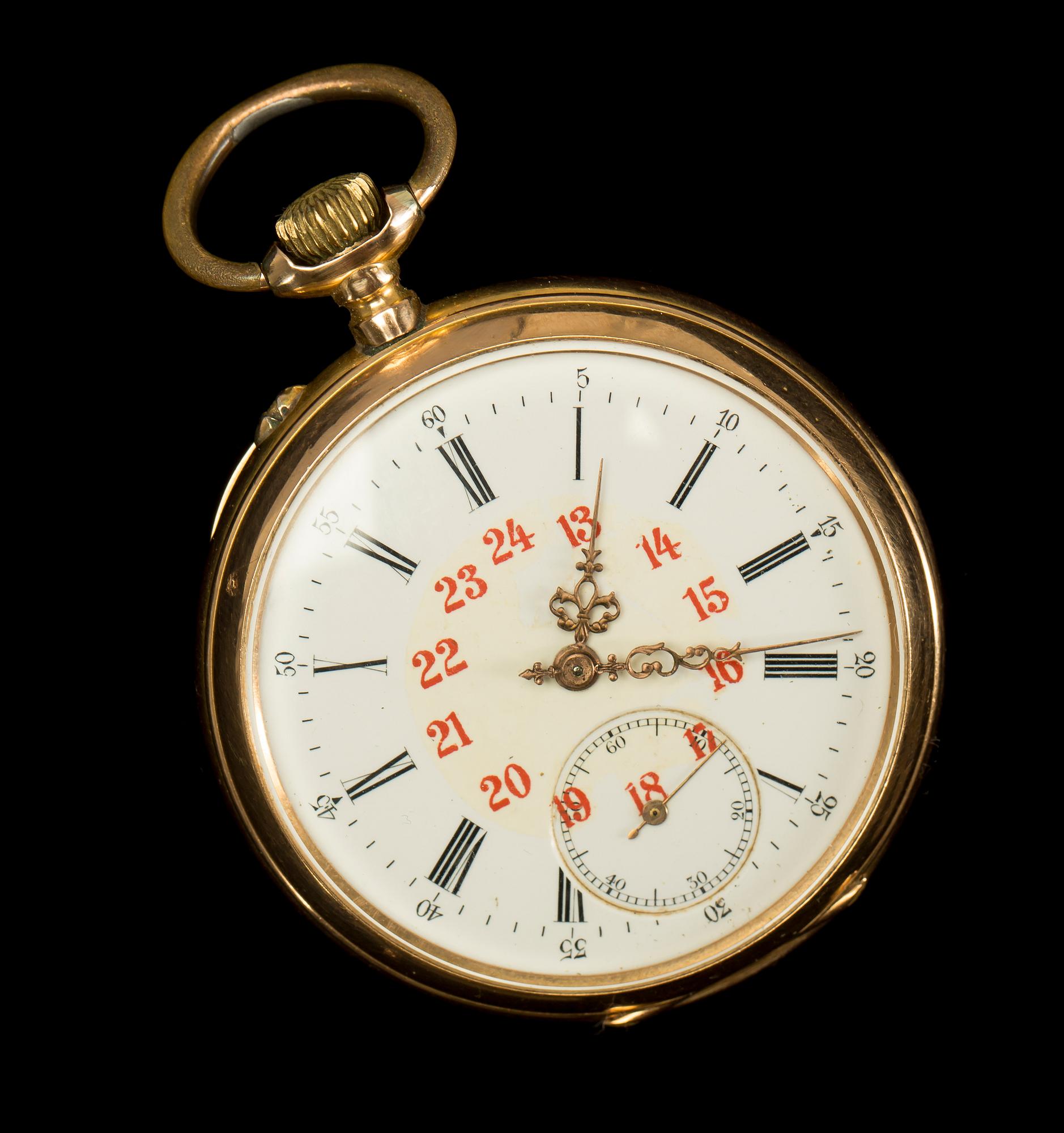 FICKUR, 18 k. Chronometer Remontoir.