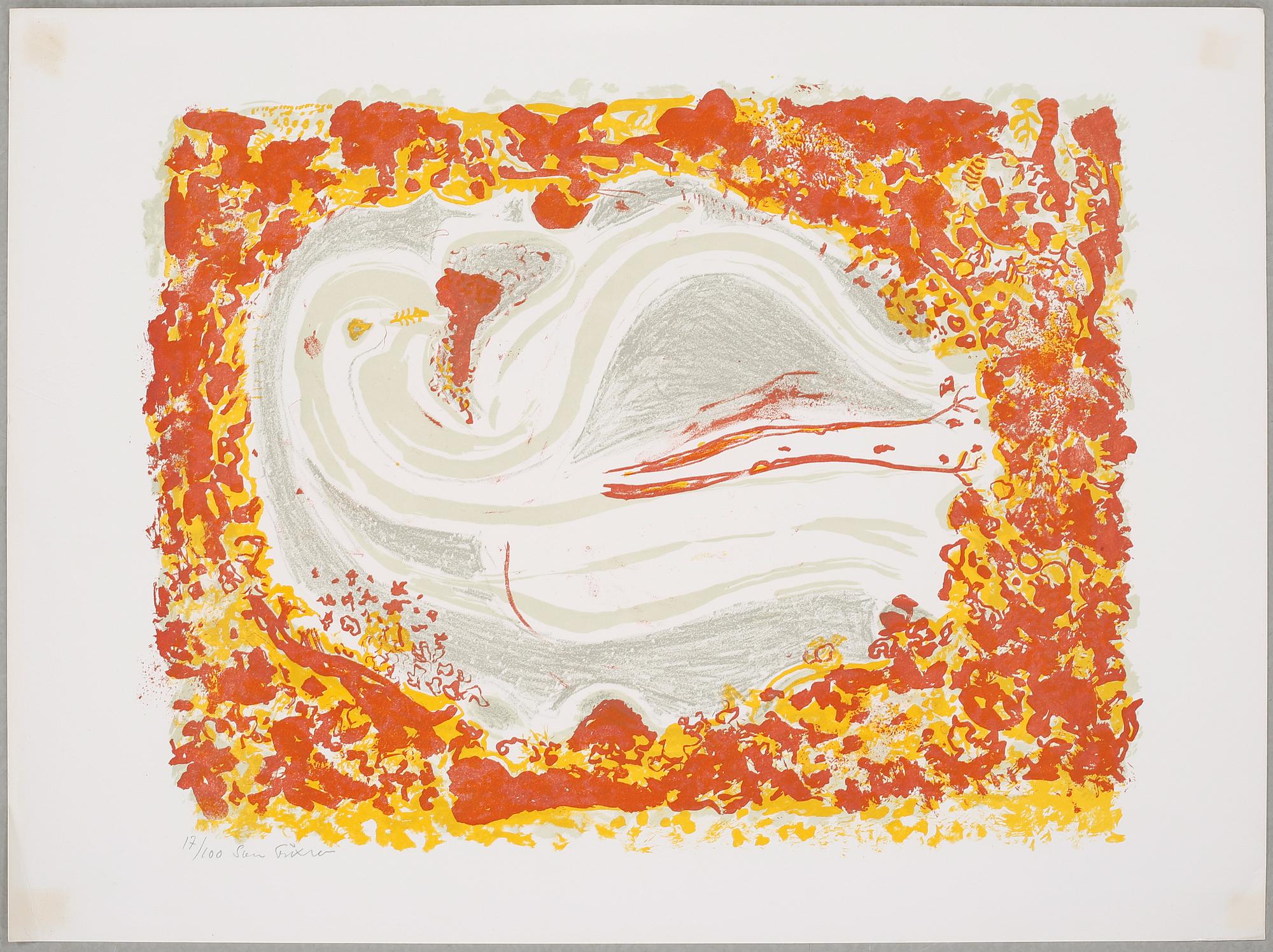 four litographs in colours, signed and numbered.