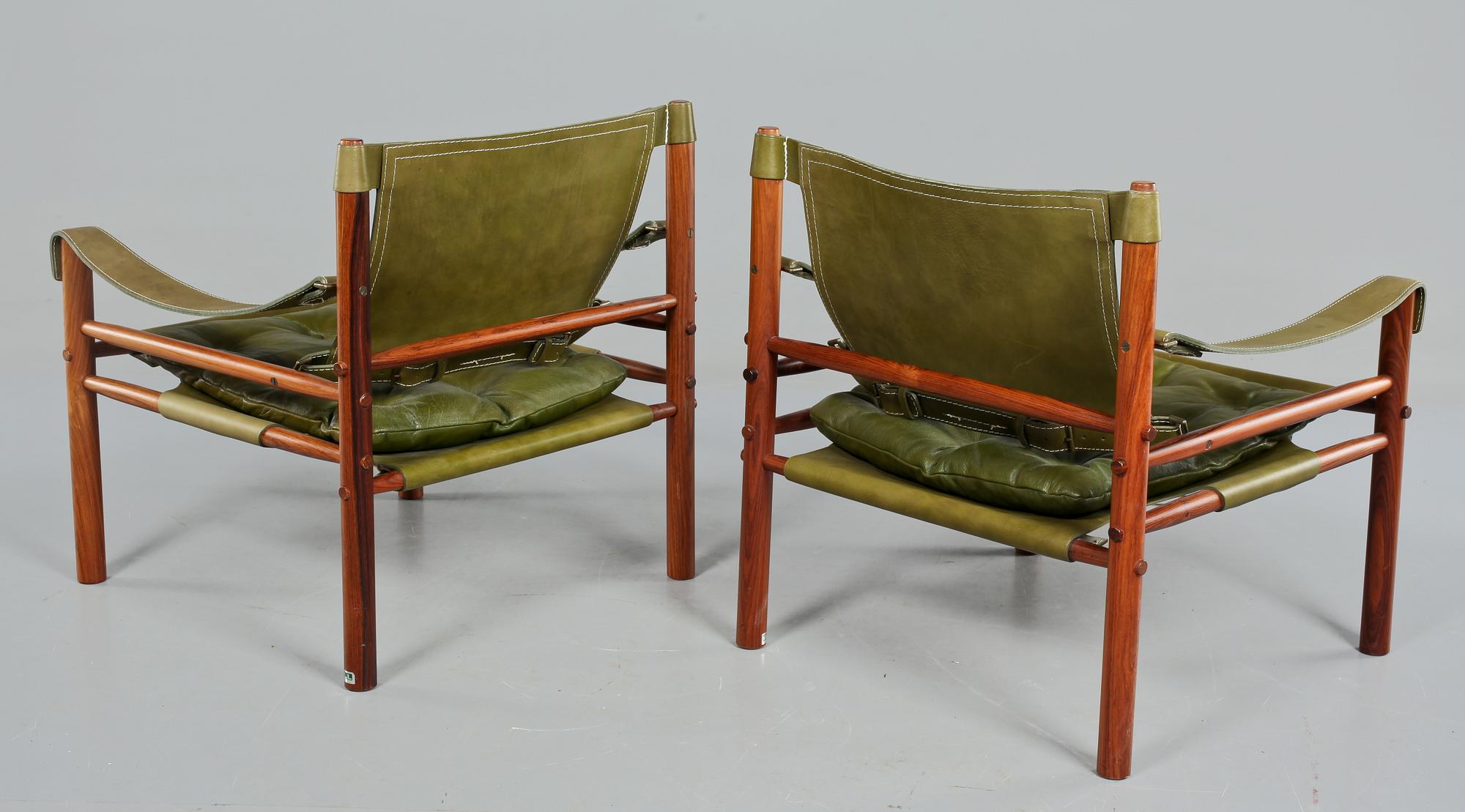 FÅTÖLJER, ett par, "Sirocco", Arne Norell, 1900-talets andra hälft.