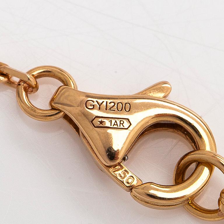 Cartier, an 18K rose gold 'd'Amour' bracelet with a diamond, ca. 0.05 ct.